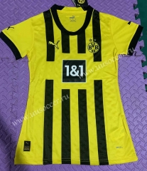 2022-23 Borussia Dortmund Home Yellow  Female Thailand Soccer Jersey-708