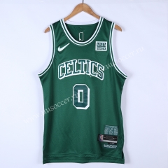 75th Anniversary Edition  City Edition NBA Boston Celtics Green #0 Jersey-311