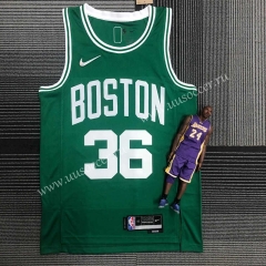 75th Anniversary Edition  NBA Boston Celtics Green #36 Jersey-311