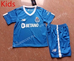 2022-23 Porto Away  Blue  kids Soccer Uniform-507