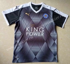 Retro Version 15-16  Leicester City Away Black Thailand Soccer Jersey AAA-817