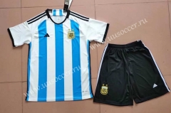 2022-23 World Cup Argentina  Home Blue&White Soccer Uniform-718