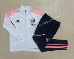 2022-23  Arsenal White Kids/Youth Thailand Soccer Jacket Uniform -815