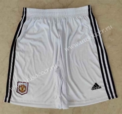 2022-23 Manchester United Home White Thailand Soccer Shorts