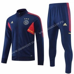2022-23 Ajax Royal Blue  Thailand Soccer Jacket Uniform-4627