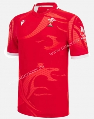 2022-23 Wales Home Red Rugby Shirt