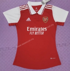 2022-23 Arsenal  Home Red Thailand Female Soccer Jersey AAA-708