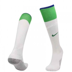 2022-23 World Cup Brazil Home White  Thailand Soccer Socks
