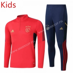 2022-23 Ajax Red Kids/Youth Soccer Tracksuit Uniform-GDP