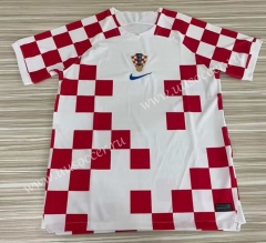 2022-23 World Cup Croatia Home White &Red Thailand Soccer Jersey-7138