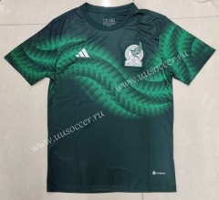 2022-23 Mexico Dark Green Thailand Soccer Training Jersey AAA-912