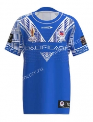 2022-23 World Cup Samoa Home Blue  Thailand Rugby Jersey