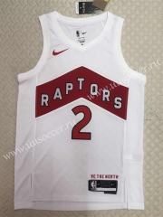 2023 NBA Toronto Raptors Thunder White  #2  Jersey-311