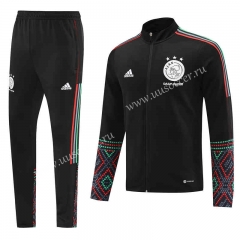 2022-23 Ajax Black  Thailand Soccer Jacket Uniform-LH