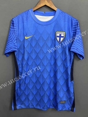 2022-23 Finland Away  Blue Thailand Soccer Jersey AAA-9171