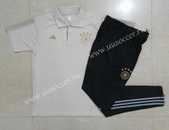 2022-23 Germany cream color Thailand Polo Uniform-815