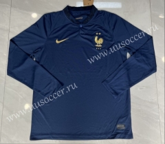 22-23 France Home Blue Thailand Soccer Jersey AAA