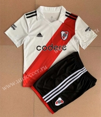 2022-23 River Plate Home White Soccer Uniform-AY