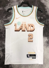 2022-23 City Version Cleveland Cavaliers White #2  Jersey-311