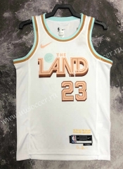 2022-23 City Version Cleveland Cavaliers White #23 Jersey-311