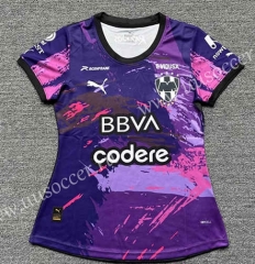 2022-23 Monterrey 2nd Away Purple Thailand Female Soccer Jersey AAA-4952