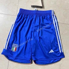 2023-24  Italy Home Blue Thailand Soccer Shorts-6794