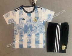 2023-24 Argentina Blue&White Soccer Uniform-718