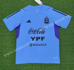 2023-24 Argentina Sky Blue Thailand Training Soccer Jersey-8620