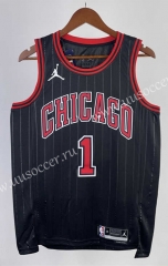 2023 City Version  NBA Chicago Bull Black #1 Jersey-311