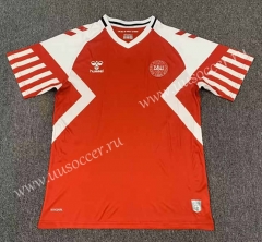 2023-24 Denmark Home Red Thailand Soccer Jersey AAA-417