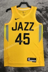 2023 Jordan Version NBA Utah Jazz Yellow #55 Jersey-311