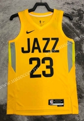2023 Jordan Version NBA Utah Jazz Yellow #23 Jersey-311