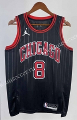 2023 City Version  NBA Chicago Bull Black #8 Jersey-311