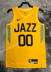 2023 Jordan Version NBA Utah Jazz Yellow #00 Jersey-311