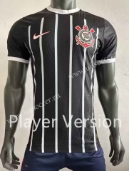 Player Version Correct Version 2023-24 Corinthians Away Black Thailand Soccer Jersey AAA-518