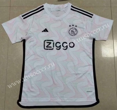 (s-4xl)2023-24 Ajax Away White Thailand jersey  AAA-818