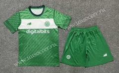 2023-24 Roma Green Soccer Uniform-3454