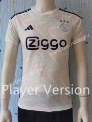 Player version 2023-24 Ajax Away White Thailand Soccer Jersey AAA-807