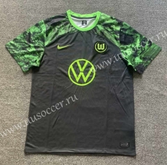 2023-24 VfL Wolfsburg Away Black Thailand Soccer Jersey AAA-512