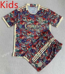 2023-24 Anime version Benfica Red kids Soccer Uniform-AY