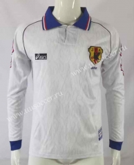 1998 Retro Version Japan Away  White  LS Thailand Soccer Jersey AAA-503