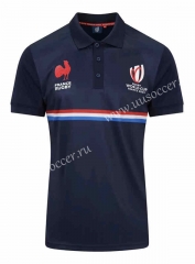 2023 World cup France Blue Rugby Jersey