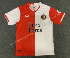 2023-24 Feyenoord Rotterdam Home Red & White Thailand Soccer Jersey AAA-GB