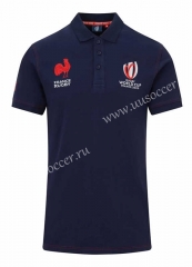 2023 World cup France Blue  Rugby Jersey