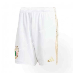 125th Anniversary Edition Italy White Thailand Soccer Shorts