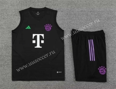 2023-24 Bayern München Black Thailand Soccer Vest unifrom-418