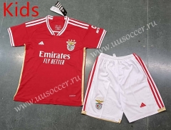 2023-24 Benfica Home Red Kid/Youth Soccer Uniform-8679