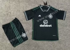 2023-24 Celtic Away Black Soccer Uniform-6748