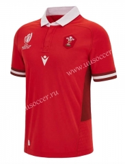 2023-24 Wales Home Red Rugby Shirt