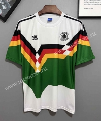 （#10）1990 Retro Version Germany Away White Thailand Soccer Jersey-DD3